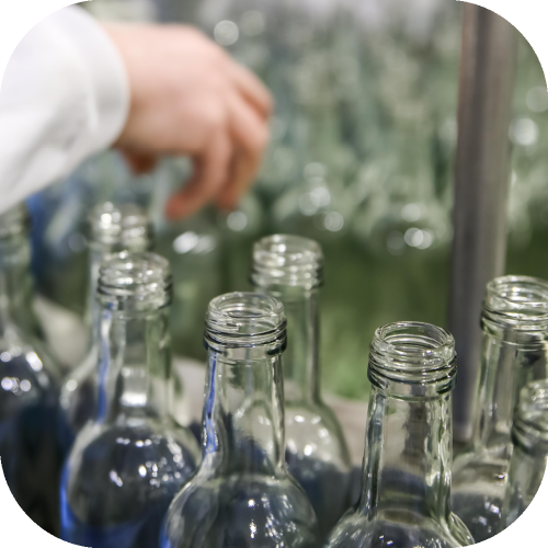 Bouteilles en verre de 25 cl production pasteurisation main -  Juste le Choix du Fruit